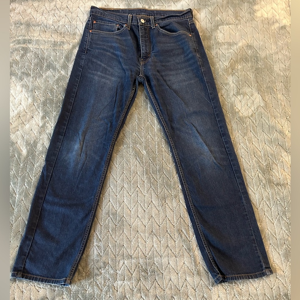 Signature by Levi Strauss Men's Relaxed Jeans in Dark Blue
